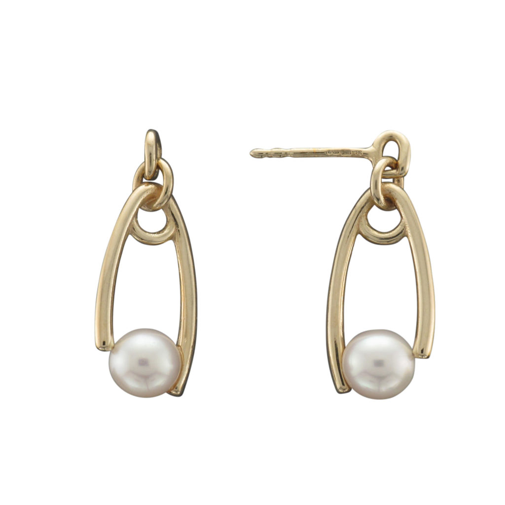9CTY CULTURED PEARL EARRINGS