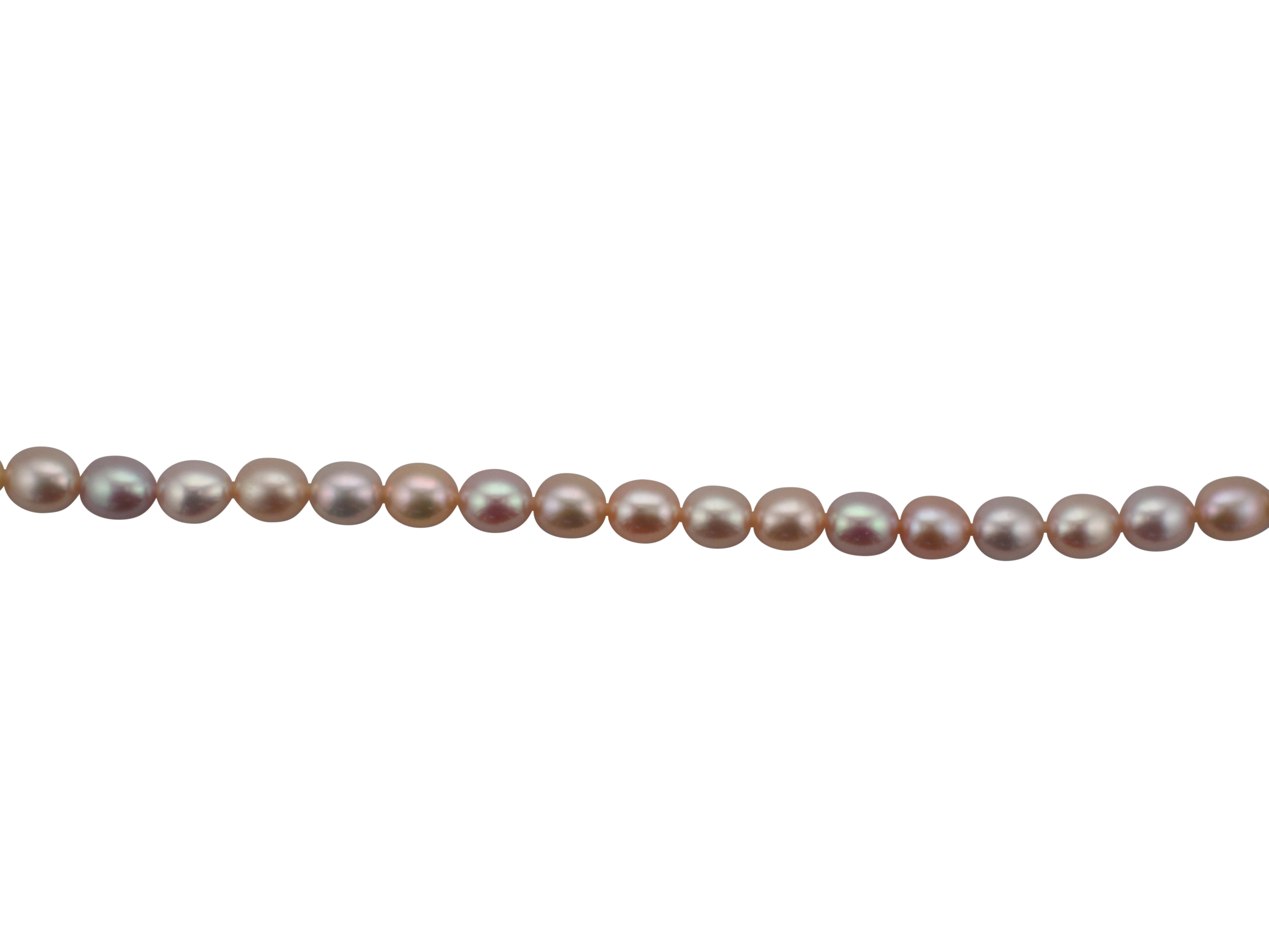 Multi Freshwater Pearl Necklace Row Rice
