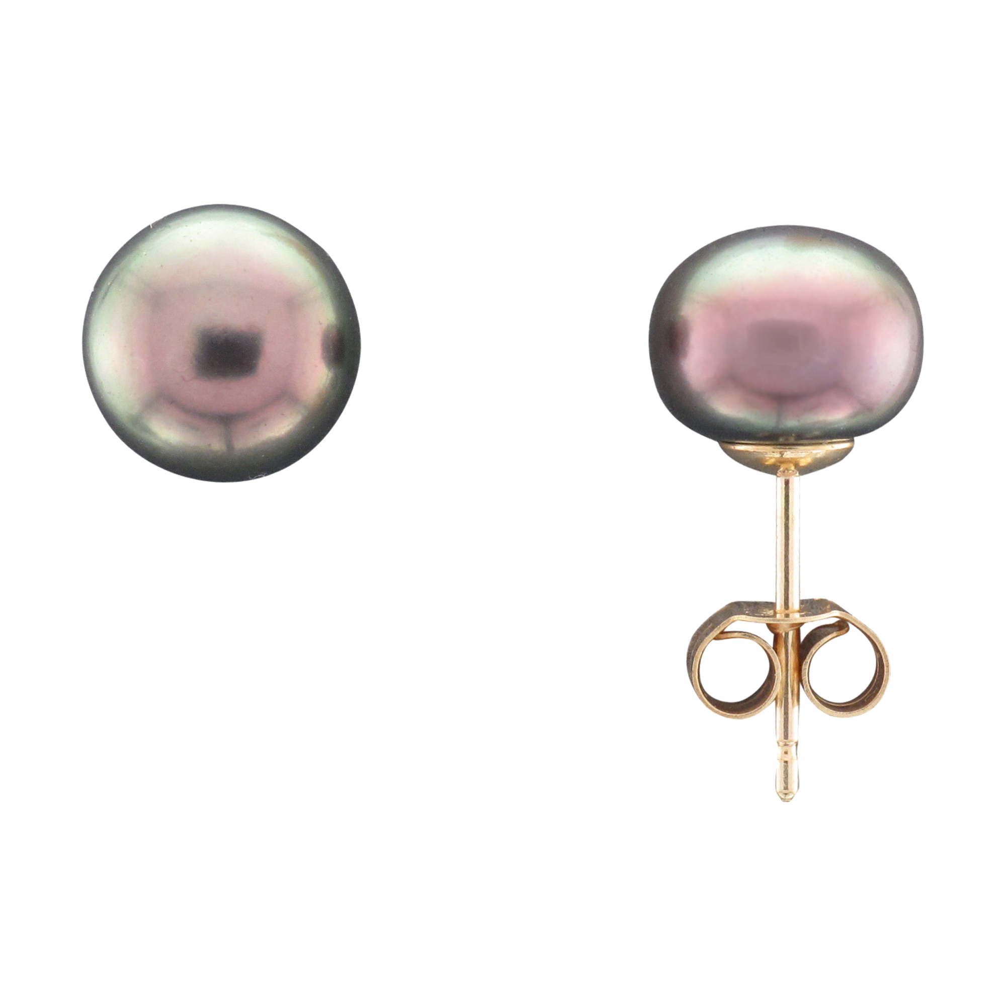 9CTY 8MM FRESHWATER PEARL STUD EARRING
